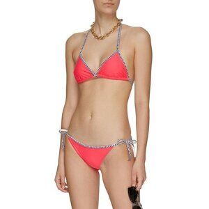 NWOT LEMLEM ‘LENA’ SPECKLED STRING TRIANGULAR SWIMSUIT TOP size S